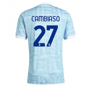 Fotbalové Dres Juventus Andrea Cambiaso #27 Venkovní Oblečení 2025-26 Krátký Rukáv